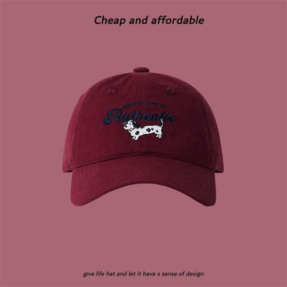 Cap Baseball Dog Embroidered