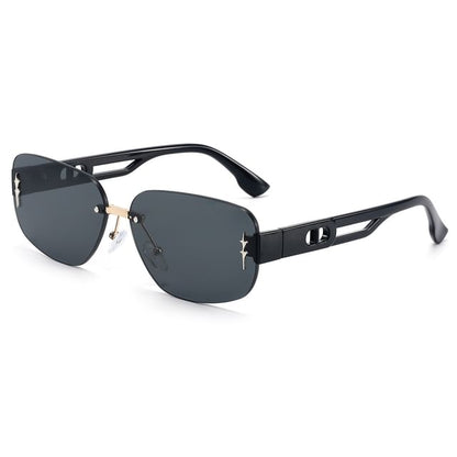 Rimless Rectangle Sunglasses