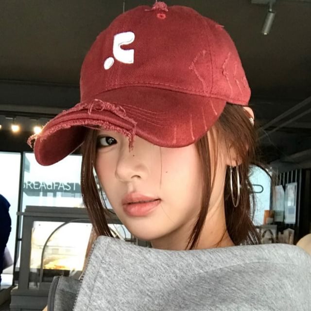 Distressed Baseball Cap