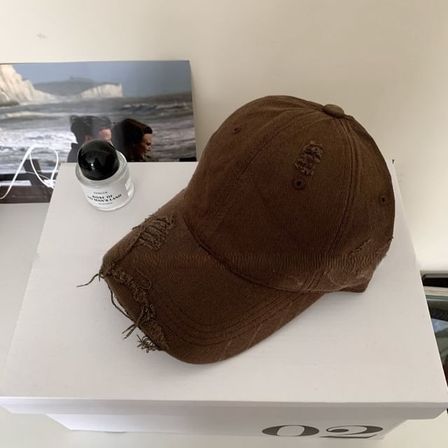 Distressed Baseball Cap