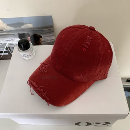 Distressed Baseball Cap