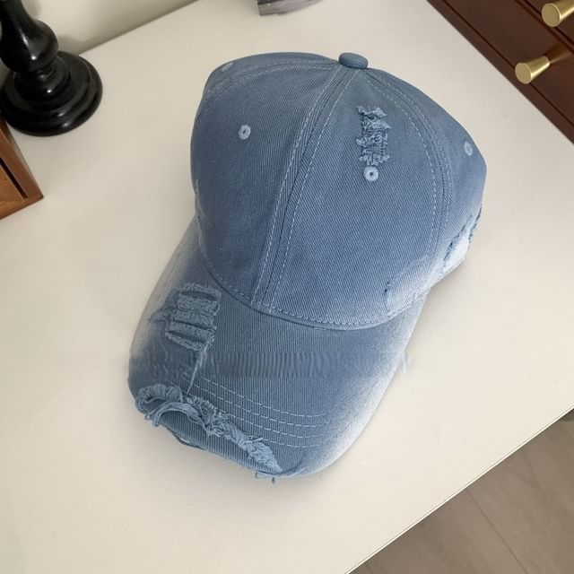 Distressed Baseball Cap