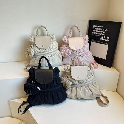 Textile Plain Backpack