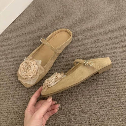 Floral Mary Jane Shoes