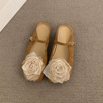 Floral Mary Jane Shoes