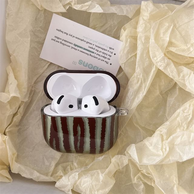 Striped AirPods / Pro Earphone Case Skin / Strap / Set