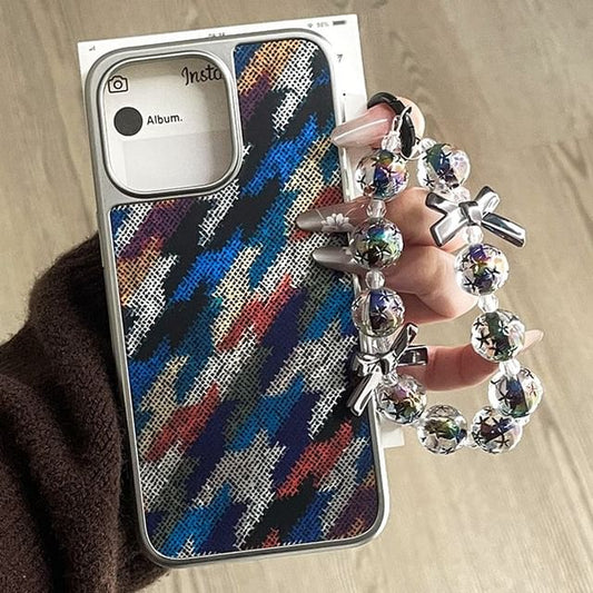 Houndstooth Phone Case / Strap / Set