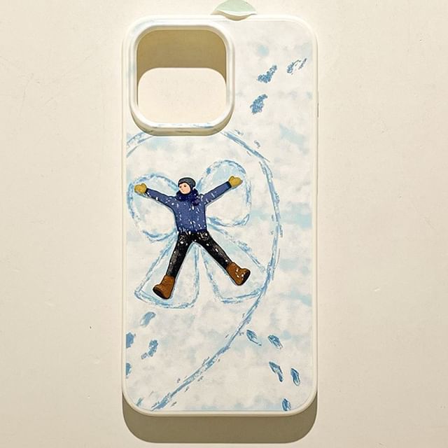 Couple Matching Snow Phone Case