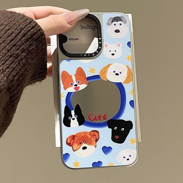 Dog Mirrored Phone Case