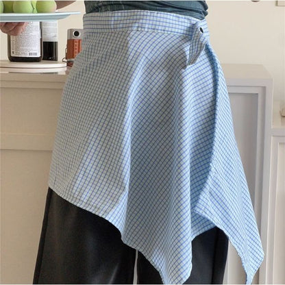 Harvest Plaid Apron for Stylish Cooking