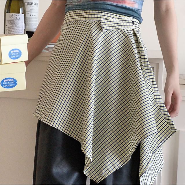 Harvest Plaid Apron for Stylish Cooking