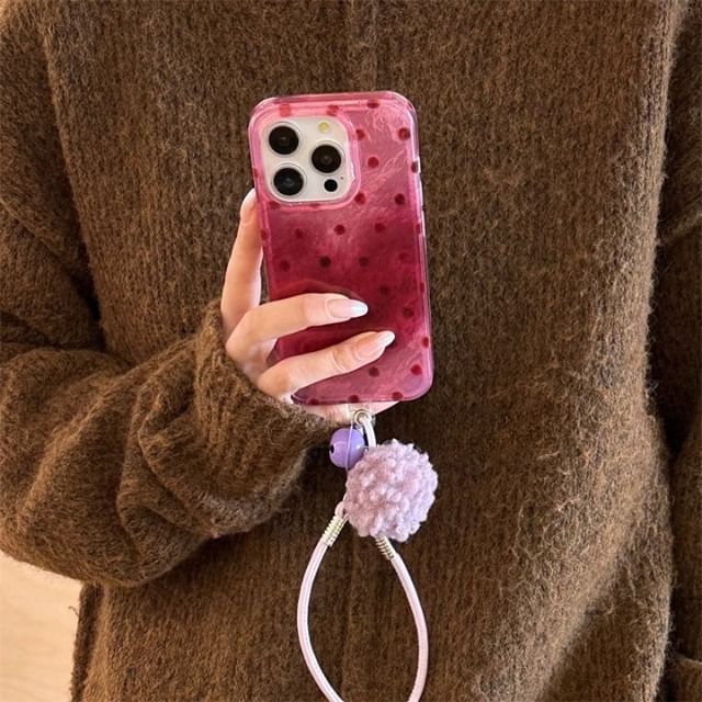 Polka Dot Phone Case / Strap / Set