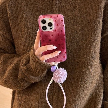Polka Dot Phone Case / Strap / Set