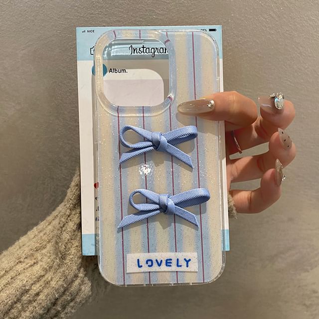 Ribbon Striped Phone Case