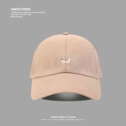 Corgi Embroidered Baseball Cap