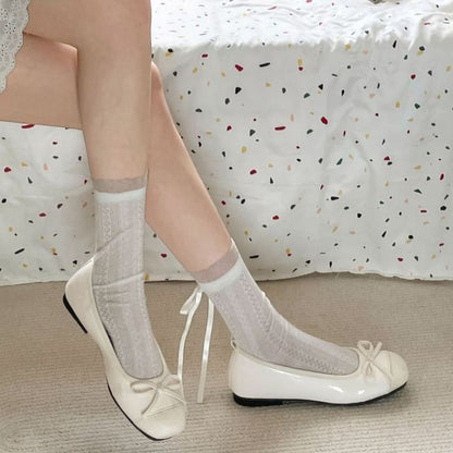 Bow Patent Leather Flats