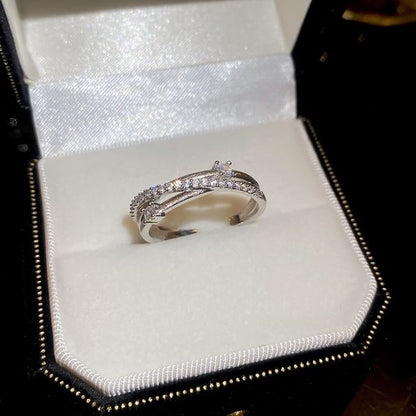 Cubic Zirconia Rhinestone Ring