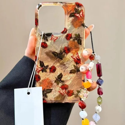 Leaf Phone Case with Strap