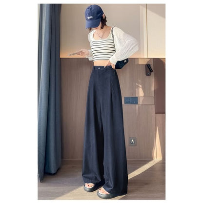 High Waist Wide Leg Jeans (Various Designs)