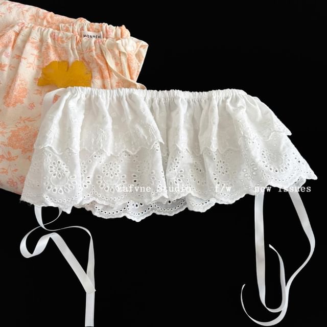 Lace Decorative Layered Hem