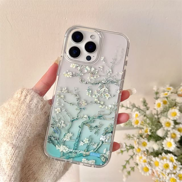 Floral Gradient Phone Case