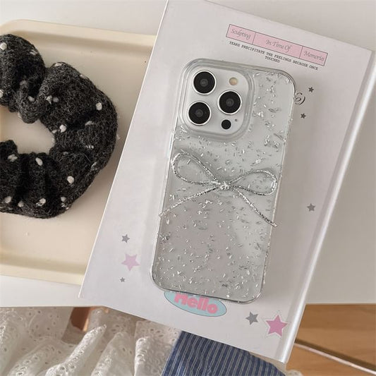 Gold Leaf with Bow Phone Case