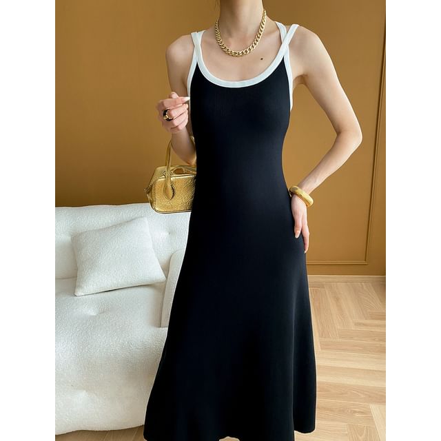 Strappy Maxi A-Line Dress