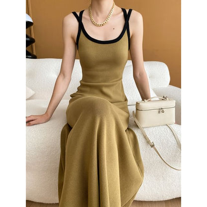 Strappy Maxi A-Line Dress