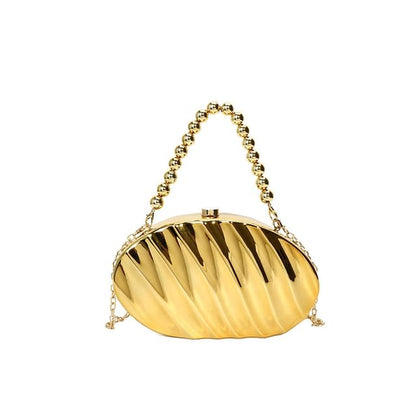 Bead Strap Box Crossbody Bag