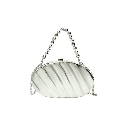 Bead Strap Box Crossbody Bag