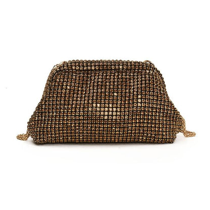 Rhinestone Chain Crossbody Bag