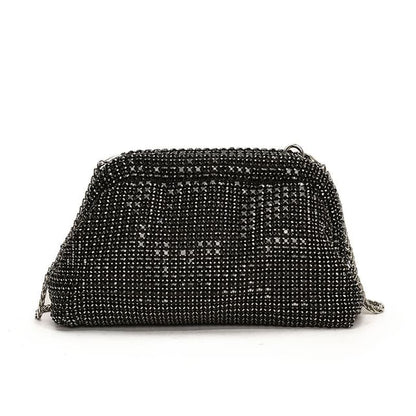Rhinestone Chain Crossbody Bag