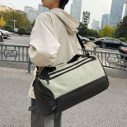 Two-Tone Carryall Bag