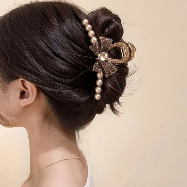 Rhinestone / Bead Hair Claw (Various Designs)