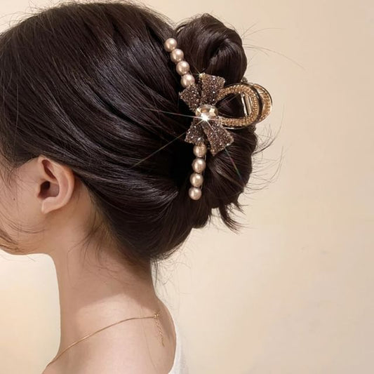 Rhinestone / Bead Hair Claw (Various Designs)