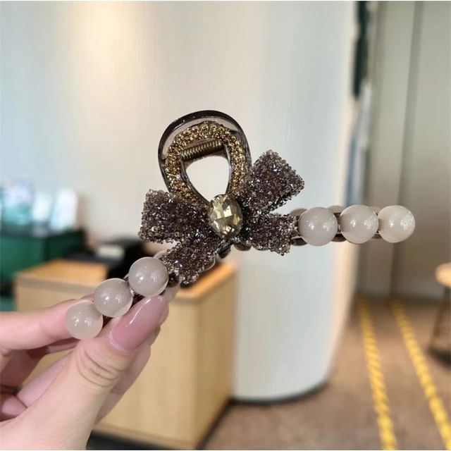 Rhinestone / Bead Hair Claw (Various Designs)