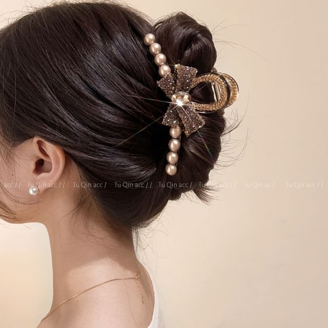 Rhinestone / Bead Hair Claw (Various Designs)