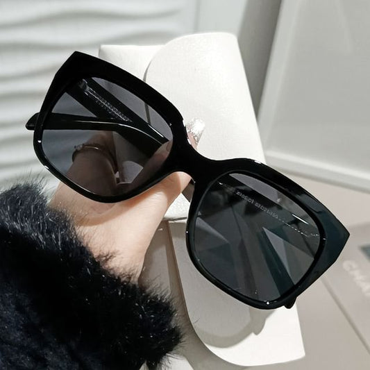 Plain Square Oversized Sunglasses