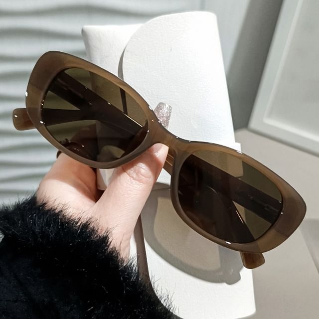Plain Rectangle Sunglasses