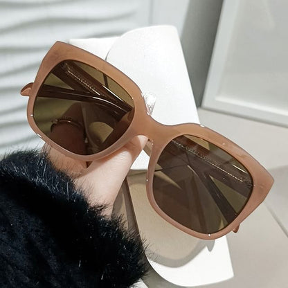 Plain Square Oversized Sunglasses