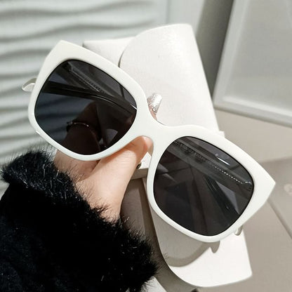 Plain Square Oversized Sunglasses