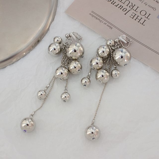 Ball Drop Earring / Clip On Earring