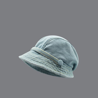 Denim Cloche Hat