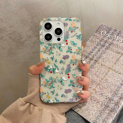 Floral Rabbit Phone Case / Strap / Set