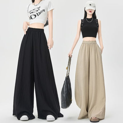 High Waist Plain Culottes (Various Designs)