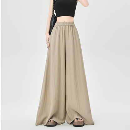 High Waist Plain Culottes (Various Designs)