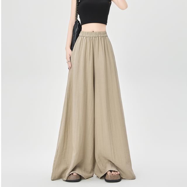 High Waist Plain Culottes (Various Designs)