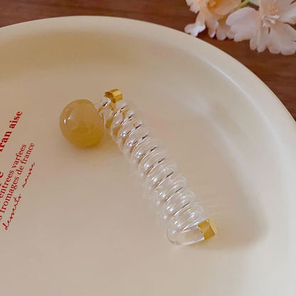 Floral / Ribbon / Bead Coil Hair Tie (Various Designs)