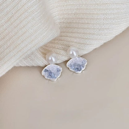 Faux Crystal Alloy Drop Earring (Various Designs)