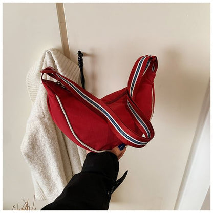 Contrast Trim Crossbody Bag